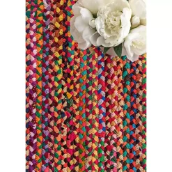 Kirklands Home Hand Braided Tammara Area Rug, 5x8 Multi Best