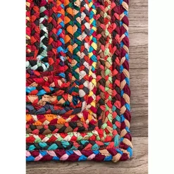 Kirklands Home Hand Braided Tammara Area Rug, 5x8 Multi Best