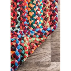 Kirklands Home Hand Braided Tammara Area Rug, 5x8 Multi Best