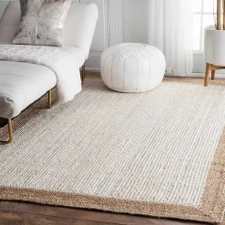Kirklands Home Hand Woven Jute Eugene Area Rug, 4x6 Hot