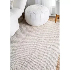 Kirklands Home Hand Woven Jute Eugene Area Rug, 4x6 Hot