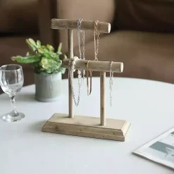 Kirklands Home Handmade Driftwood Medium Jewelry Stand Brown Hot