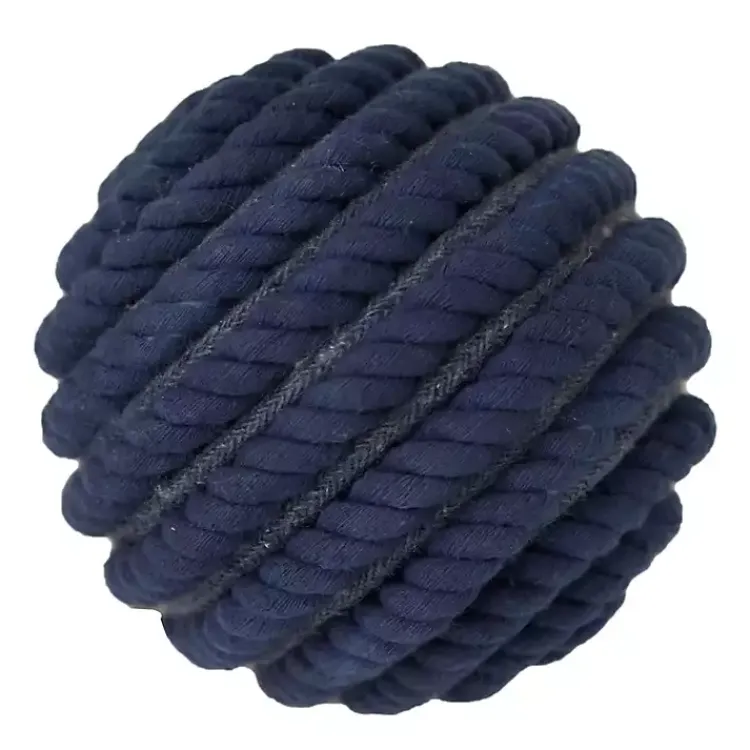 Bowl Filler>Kirklands Home Handmade Navy Jute Rope Orbs, Set of 4 Blue