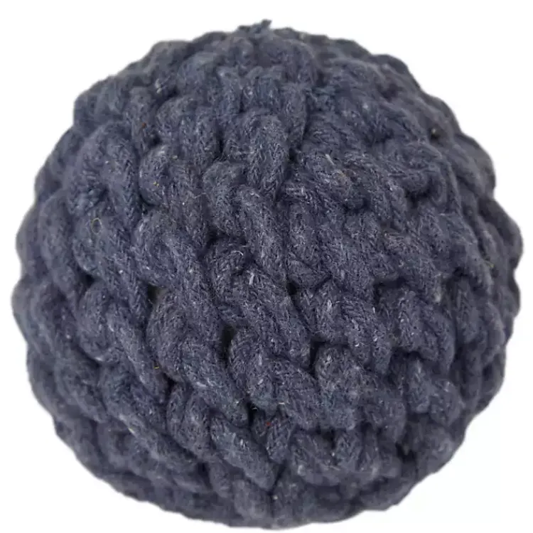 Bowl Filler>Kirklands Home Handmade Navy Jute Rope Orbs, Set of 4 Blue