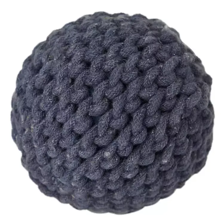 Bowl Filler>Kirklands Home Handmade Navy Jute Rope Orbs, Set of 4 Blue