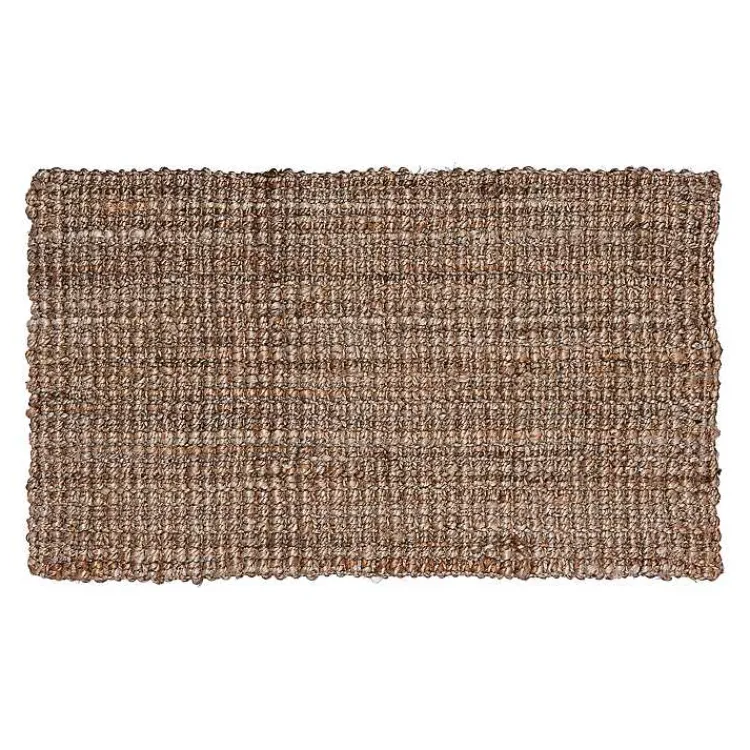 Kirklands Home Handspun Jute Boucle Scatter Rug Brown Best