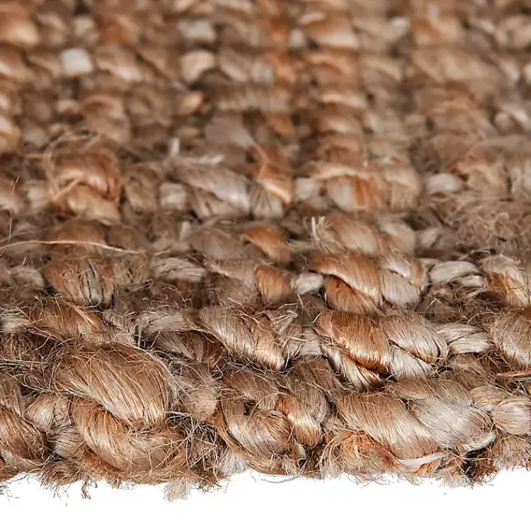 Kirklands Home Handspun Jute Boucle Scatter Rug Brown Best