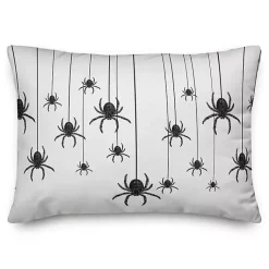 Pillows>Kirklands Home Hanging Spiders Halloween Pillow