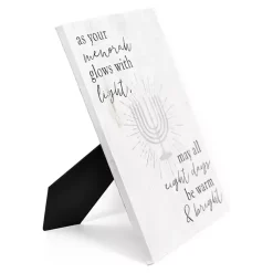 Hanukkah Decorations>Kirklands Home Hanukkah Menorah Easel Back Canvas Art Print
