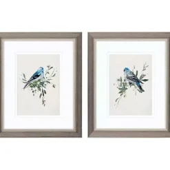 Kirklands Home Happy Bluebirds Framed Art Prints, Set of 2 Hot