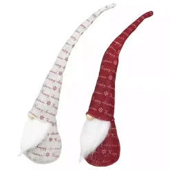 Christmas Decorations>Kirklands Home Happy Christmas Gnomes, Set of 2
