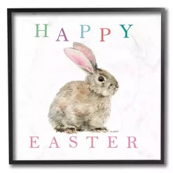 Easter Decorations>Kirklands Home Happy Easter Bunny Rabbit Framed Art