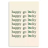 St Patricks Day Decorations>Kirklands Home Happy Go Lucky Canvas Art Print
