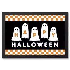 Halloween>Kirklands Home Happy Halloween Ghosts Framed Canvas Print