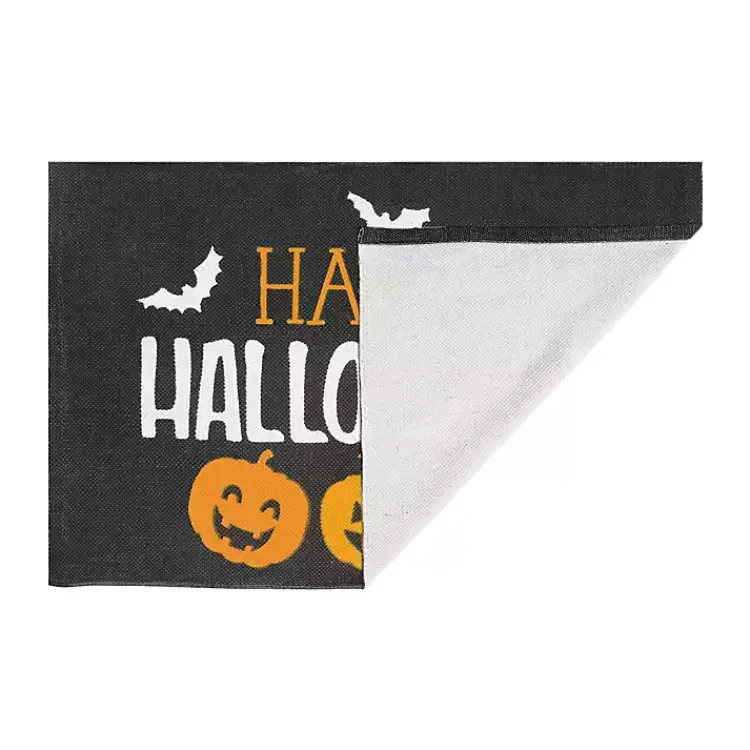 Halloween>Kirklands Home Happy Halloween Jack O Lanterns Accent Rug
