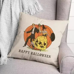 Halloween>Kirklands Home Happy Halloween Linen Throw Pillow Multi