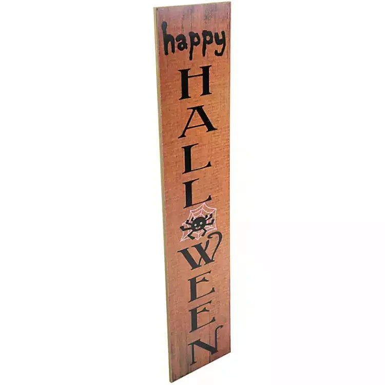 Halloween>Kirklands Home Happy Halloween Spider Porch Board