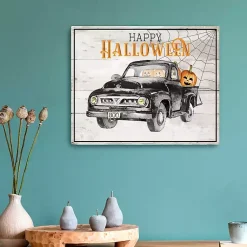 Halloween>Kirklands Home Happy Halloween Truck Canvas Art Print