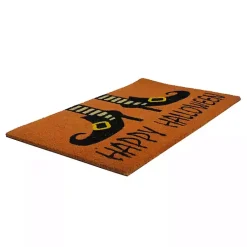 Halloween>Kirklands Home Happy Halloween Witch Feet Doormat