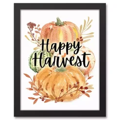 Fall>Kirklands Home Happy Harvest Framed Canvas Art Print