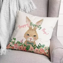 Pillows>Kirklands Home Happy Hippity Hop Bunny Indoor/Outdoor Pillow