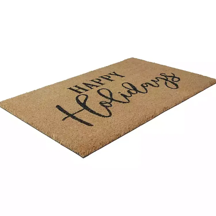 Outdoor Christmas Decorations>Kirklands Home Happy Holidays Cursive Christmas Doormat