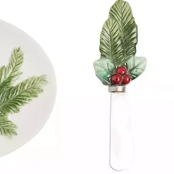 Kirklands Home Happy Holidays Oval Serving Platter with Spreader Online