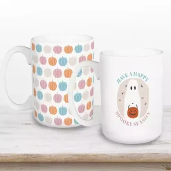 Halloween>Kirklands Home Happy Spooky Season Halloween Mugs, Set of 2