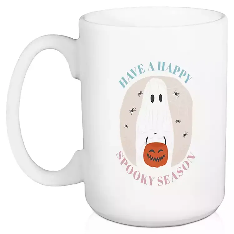 Halloween>Kirklands Home Happy Spooky Season Halloween Mugs, Set of 2