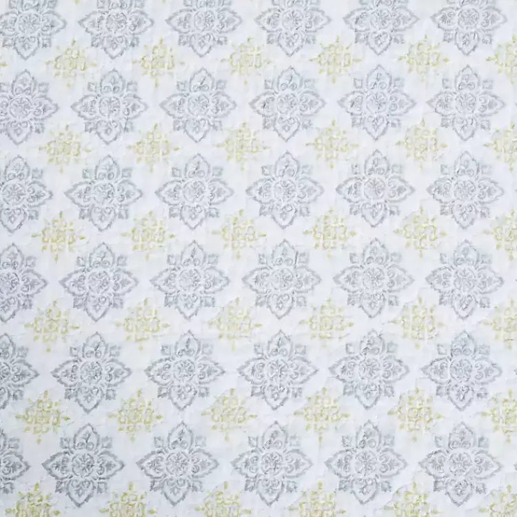 Kirklands Home Harlen Mosaic 3-pc. Full/Queen Quilt Set Blue New