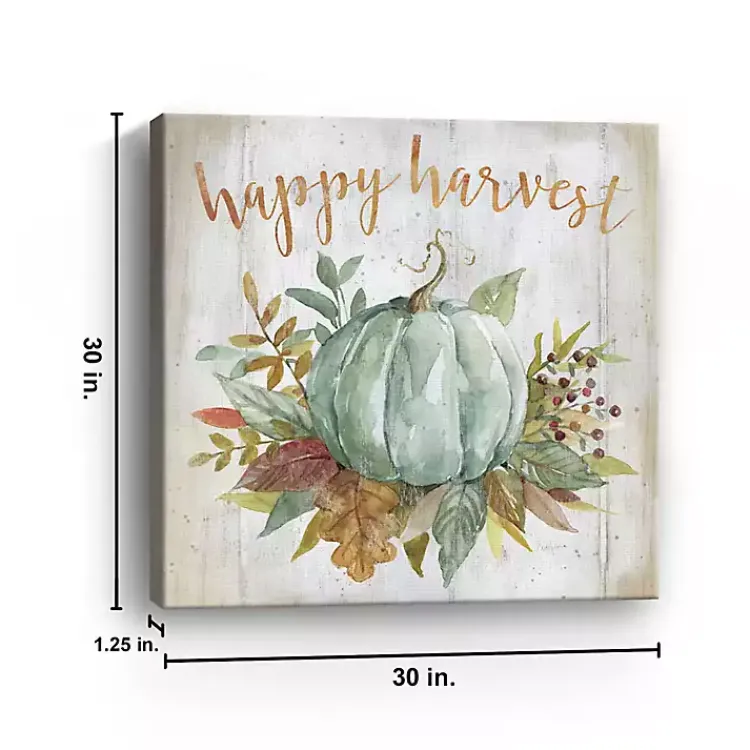 Fall>Kirklands Home Harvest Blessings I Canvas Art Print, 30x30