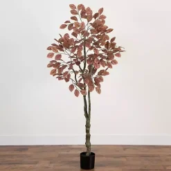 Trees & Topiaries>Kirklands Home Harvest Dogwood Tree in Nursery Planter, 6 ft.