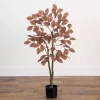 Trees & Topiaries>Kirklands Home Harvest Dogwood Tree in Nursery Planter, 3.5 ft.