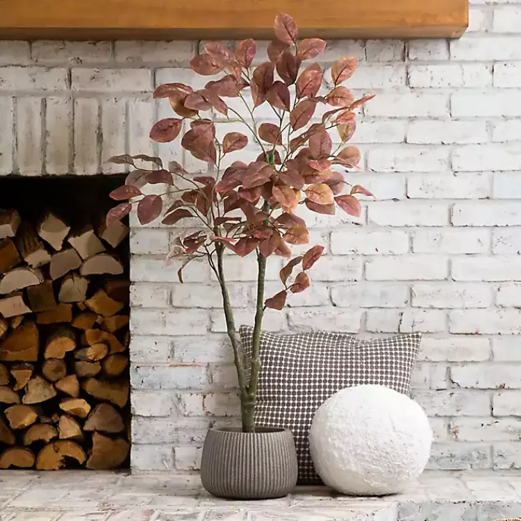 Trees & Topiaries>Kirklands Home Harvest Dogwood Tree in Nursery Planter, 3.5 ft.