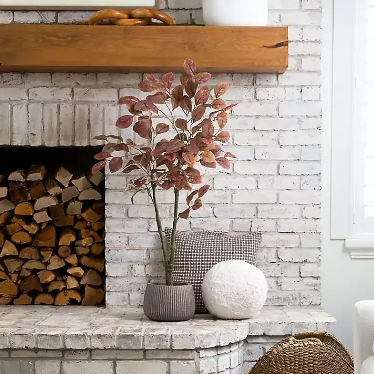 Trees & Topiaries>Kirklands Home Harvest Dogwood Tree in Nursery Planter, 3.5 ft.