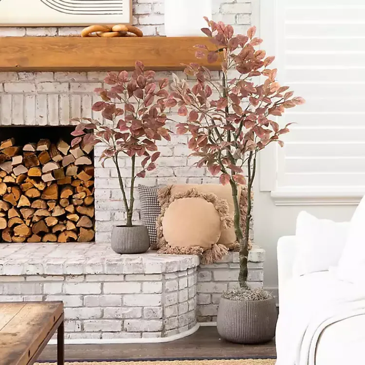Trees & Topiaries>Kirklands Home Harvest Dogwood Tree in Nursery Planter, 3.5 ft.