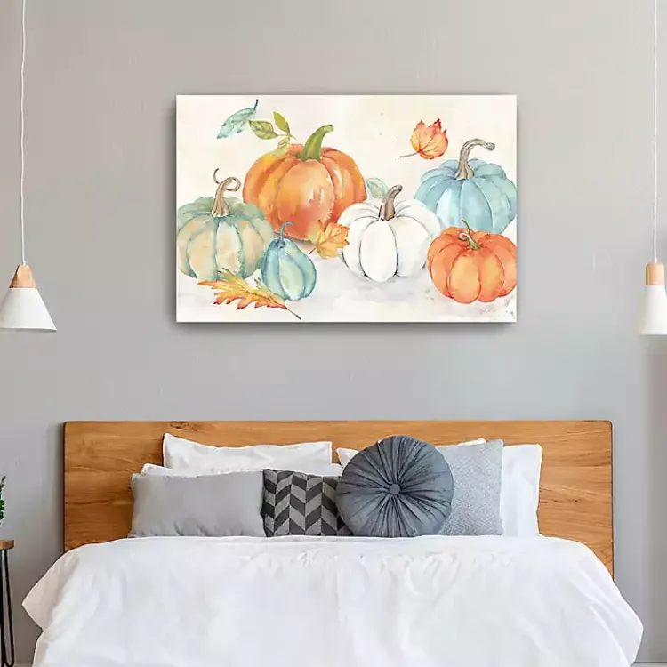 Fall>Kirklands Home Harvest Pumpkin Patch Canvas Art Print