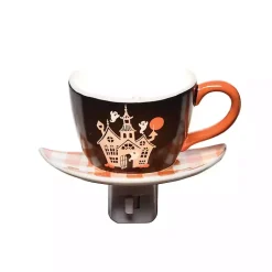 Halloween>Kirklands Home Haunted Home Teacup Nightlight
