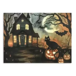 Halloween>Kirklands Home Haunted Invite Canvas Art Print