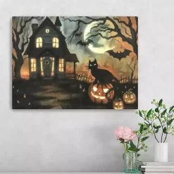 Halloween>Kirklands Home Haunted Invite Canvas Art Print
