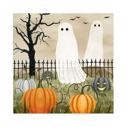 Halloween>Kirklands Home Haunted Pumpkin Patch Halloween Wall Plaque
