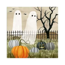Halloween>Kirklands Home Haunting the Pumpkin Patch Canvas Art Print
