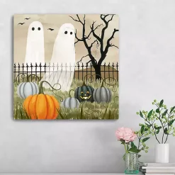 Halloween>Kirklands Home Haunting the Pumpkin Patch Canvas Art Print