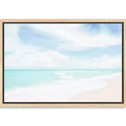 Kirklands Home Hawaiian Beach Framed Canvas Art Print Sale