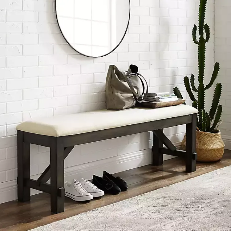 Kirklands Home Hayden Dining Bench White Outlet