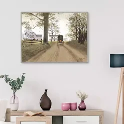 Kirklands Home Headin' Home Framed Canvas Art Print Outlet