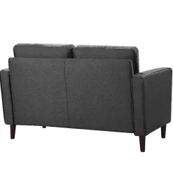 Kirklands Home Heather Chelsea Modern Loveseat Gray Hot
