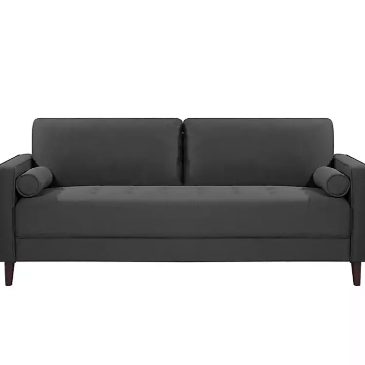 Kirklands Home Heather Chelsea Modern Sofa Gray Clearance