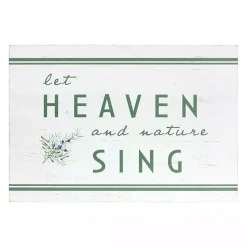 Christmas Art & Wall Decor>Kirklands Home Heaven and Nature Sing Wall Plaque
