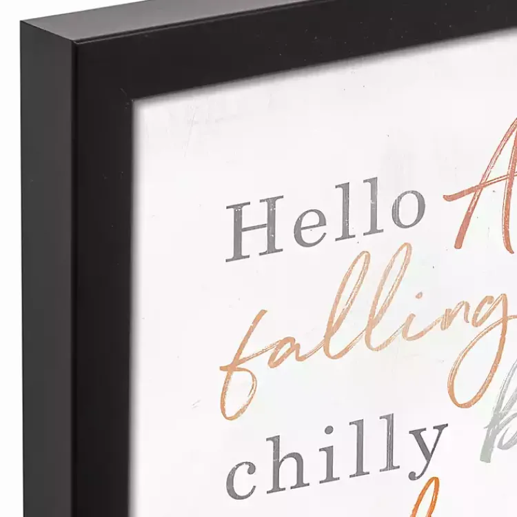 Fall>Kirklands Home Hello Autumn Framed Canvas Art Print